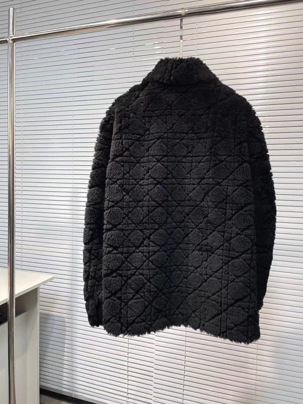 Veste Cd en daim suede noir