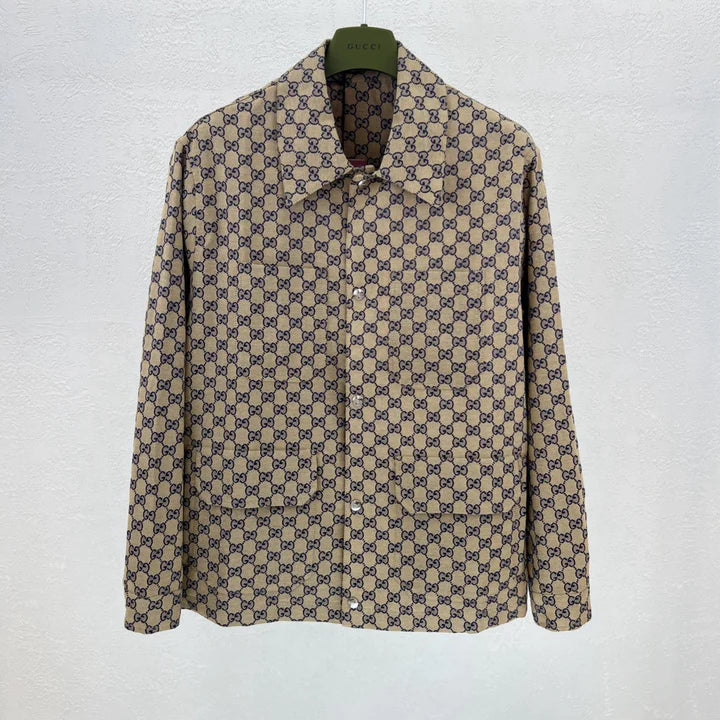 Veste toile lin GG