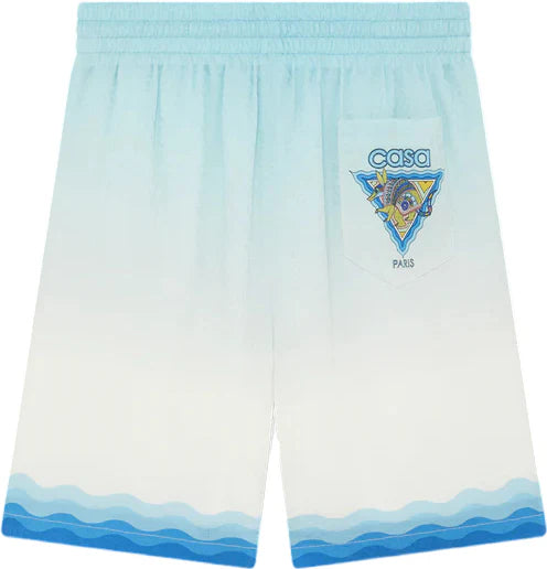 Short casa blue azur